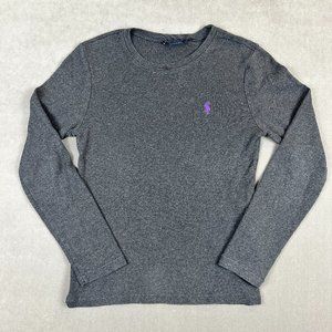 RALPH LAUREN SPORT Crew Neck Long Sleeve TEE Shirt MENS SIZE Large